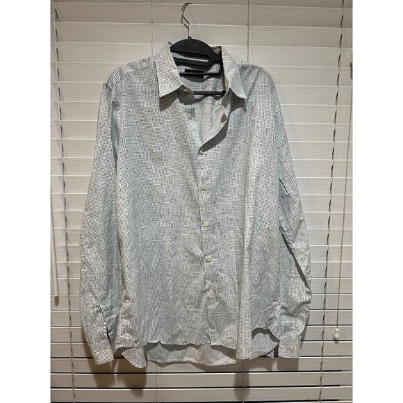 Theory‎ Long Sleeve Button Up Polo Shirt - Size L - Picture 1 of 5